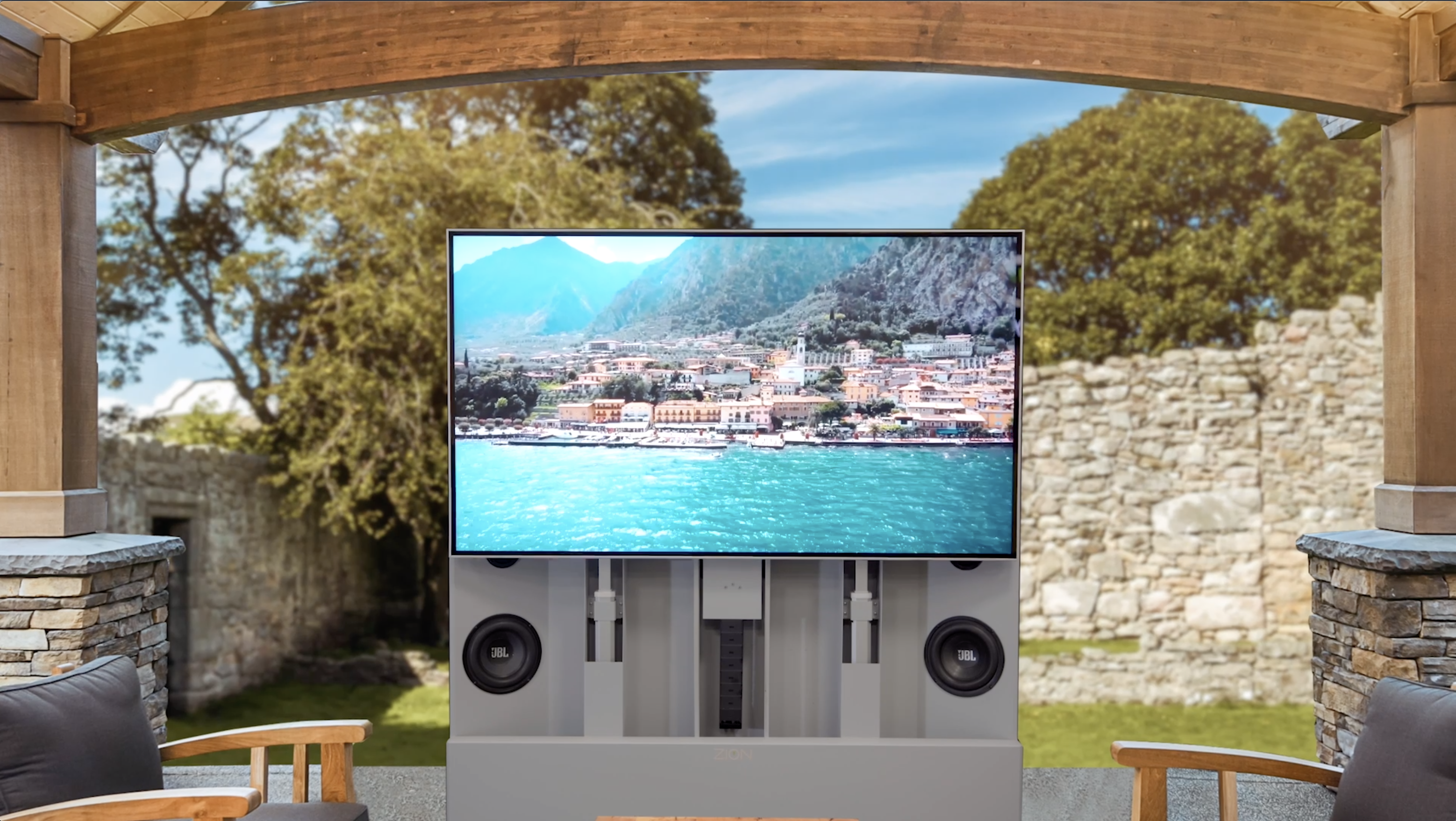 Zion Aussen TV 65 Zoll **Weltneuheit**